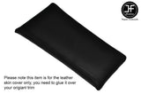 BLACK STITCH CENTRE CONSOLE TRIM LEATHER SKIN COVER FITS JAGUAR 420 CLASSIC