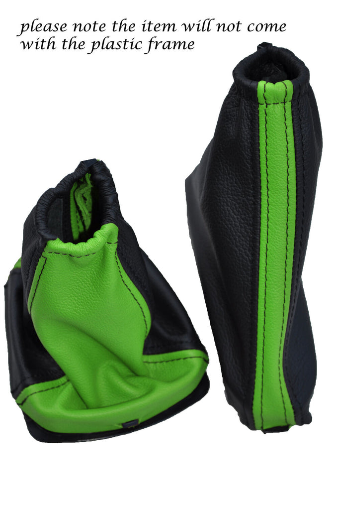 FITS FORD FOCUS MK1 1998-2004 GEAR HANDBRAKE GAITER BLACK &  GREEN 2 TONE