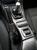 YELLOW STITCH LEATHER GEAR GAITER+HANDBRAKE GAITERSET FOR MAZDA MX5 MK2 98-05