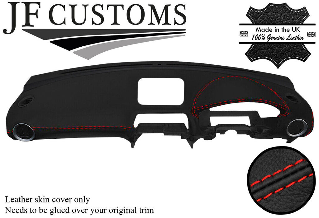 RED STITCH DASH DASHBOARD LEATHER COVER FITS SUBARU IMPREZA WRX STI 01-07