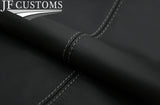 GREY STITCH LEATHER 2X FRONT DASH TRIM COVERS FITS MAZDA MX5 MK3 NC 05-14