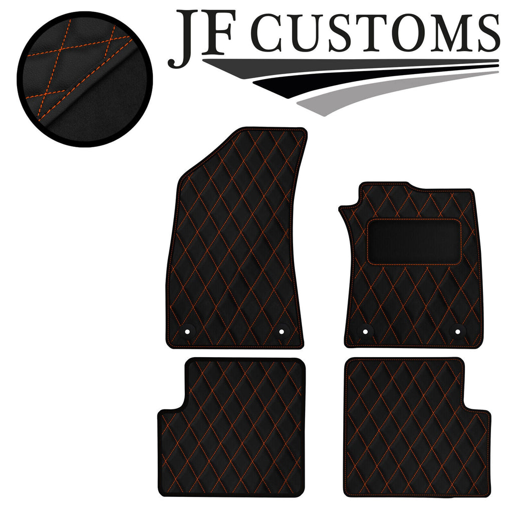 ORANGE DIAMOND VINYL 4X TAILORED FLOOR CARPET FOR MG ZS AUTOMATIC 17-21 JF1