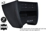 BLACK STITCH DASH CONSOLE SIDE TRIM LEATHER COVER FOR PORSCHE 986 & CARRERA 996