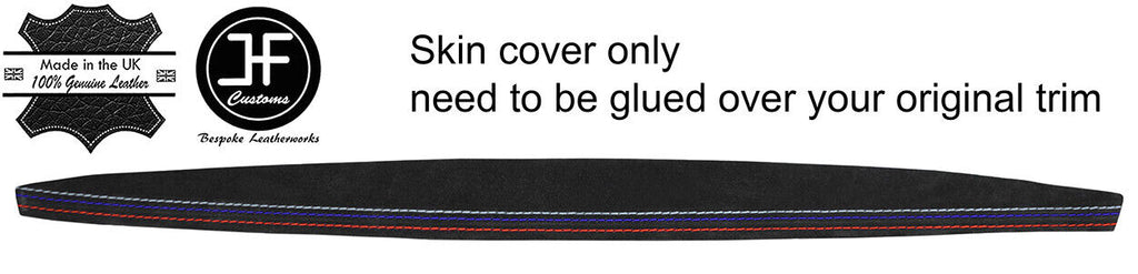 TRI STITCHING DASH DASHBOARD TRIM SUEDE COVER FOR BMW 1 SERIES E81 E82 E87 E88