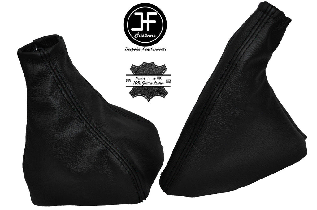BLACK STITCH GEAR HANDBRAKE LEATHER GAITER FITS FIAT PUNTO MK1 CABRIOLET 93-00
