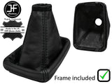 BLACK STITCH LEATHER MANUAL GEAR+PLASTIC FRAME FOR VAUXHALL MERIVA A 2002-2010