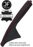 RED STITCHING TOP GRAIN LEATHER HANDBRAKE GAITER FOR TOYOTA CELICA MK7 99-05