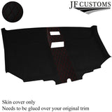 DSG2 D RED STITCH FRONT HEADLINER LUXE SUEDE COVER FITS VW T5 TRANSPORTER VAN