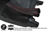 RED STITCH LEATHER SKIN HANDBRAKE GAITER FITS TOYOTA JZX90 CHASER 1992-1996