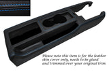 BLUE STITCHING CENTRE CONSOLE LEATHER SKIN COVER FITS FORD MUSTANG 2005-2009