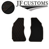 TAN DIAMOND STITCH VINYL 4XTAILORED FLOOR CARPET FOR VW PASSAT B5 00-05 JF1