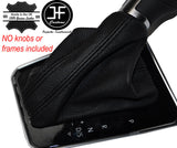 BLACK STITCH DSG AUTO AUTOMATIC LEATHER GEAR GAITER FITS VW PASSAT B8 2015+