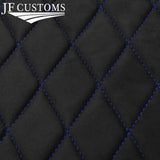 DSG2 R BLUE STITCH D GREY SUEDE FRONT HEADLINER COVER FITS VW T5 TRANSPORTER