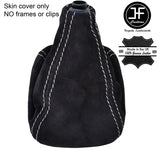 GREY STITCH REAL SUEDE MANUAL GEAR GAITER FOR TOYOTA MR2 MK3 SPYDER 2000-2007