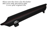 RED STITCH TOP GLOVE BOX LEATHER SKIN COVER FITS BMW MINI COOPER S R56 07-13