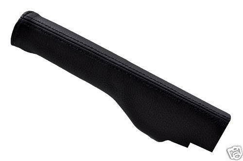 black stitch FITS VW CADDY 2004-2010 LEATHER HANDBRAKE GAITOR CUSTOM NEW