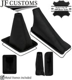 BLACK STITCH REAL LEATHER GEAR+HANDBRAKE+METAL FRAME FITS INFINITI I30 95-99