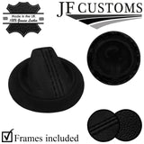 BLACK STITCH LEATHER SMG AUTOMATIC GEAR + SURROUND RING TRIM FOR BMW E46