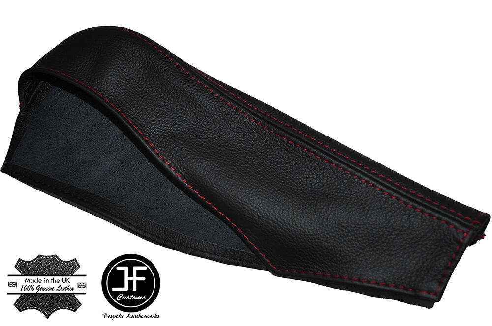 RED STITCHING LEATHER SKIN HANDBRAKE GAITER FITS ASTON MARTIN VANQUISH V12