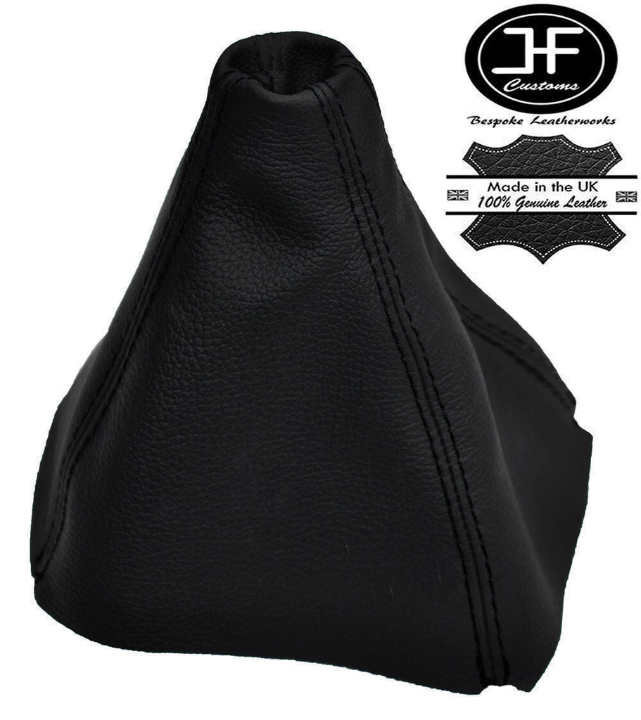BLACK STITCH REAL LEATHER MANUAL GEAR GAITER FITS VAUXHALL OPEL CORSA D 06-14