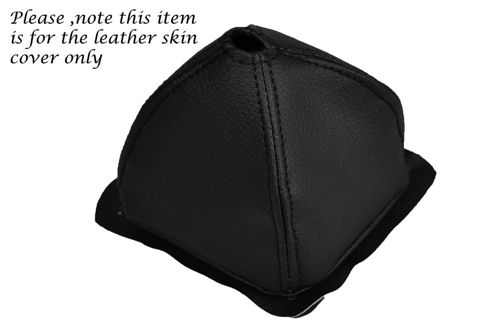 BLACK STITCH LEATHER GEAR GAITER FITS OVER RUBBER FITS FORD CORTINA MK1 MK2