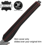 RED STITCH SUEDE HANDBRAKE HANDLE FITS FORD TRANSIT CUSTOM 2013-2016 CUSTOM NEW