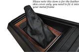 BLACK STITCHING FITS TOYOTA CELICA TA40 RA40 LEATHER GEAR GAITER SHIFT BOOT ONLY