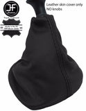 BLACK TOP GRAIN REAL LEATHER MANUAL GEAR GAITER FITS RENAULT TRAFIC 2001-2014