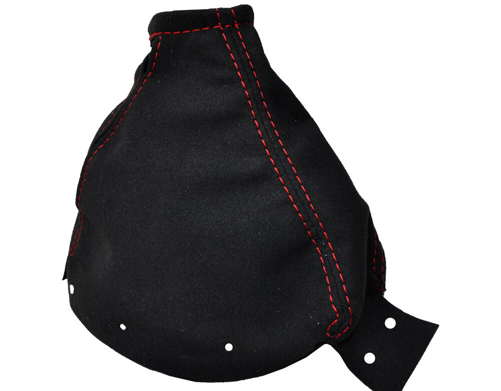 RED STITCH FITS NISSAN 300ZX 1989-2000 COUPE PU SUEDE HANDBRAKE GAITER