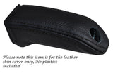 BLACK STITCH HANDBRAKE HANDLE SKIN COVER FITS BMW 1 SERIES F20 F21 2010-2015