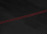 RED STITCH LUXE SUEDE HEADLINER COVER FITS JAGUAR XF 2008-2015 CUSTOM NEW
