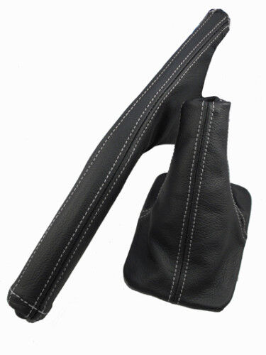 FITS NISSAN ALMERA N16 TINO GEAR & HANDBRAKE GAITOR white CUSTOM NEW MADE IN UK