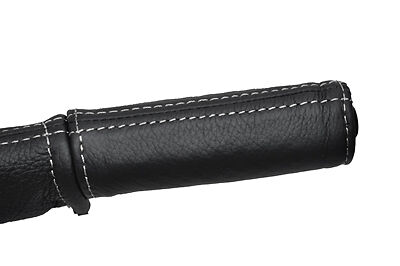 white stitching FITS MINI CLASSIC ROVER COOPER AUSTIN MORRIS HANDBRAKE HANDLE