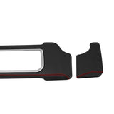 RED STITCH D GREY SUEDE 2X DASH TRIM COVERS FOR RANGE ROVER SPORT L494 13-21