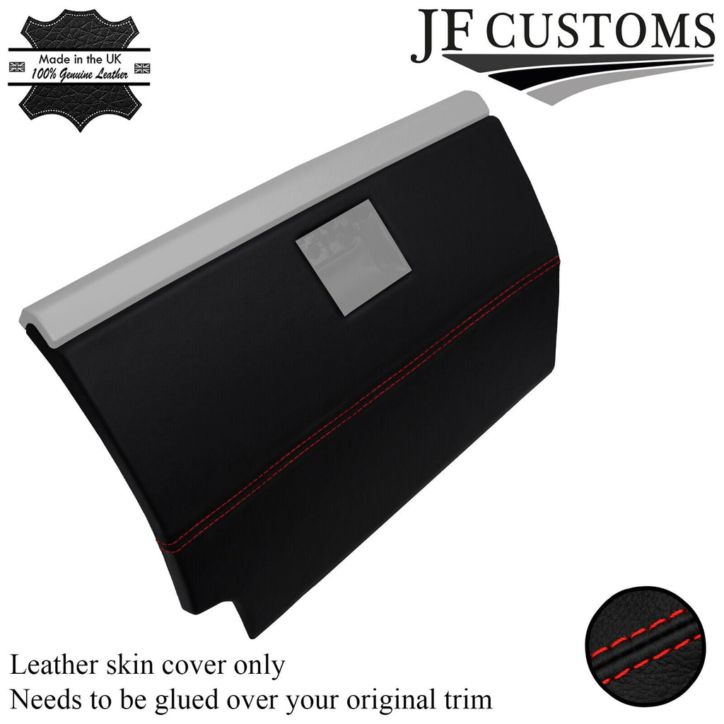 RED STITCH LEATHER GLOVEBOX COVER FOR LAND ROVER FREELANDER 2 LR2 2006-2011