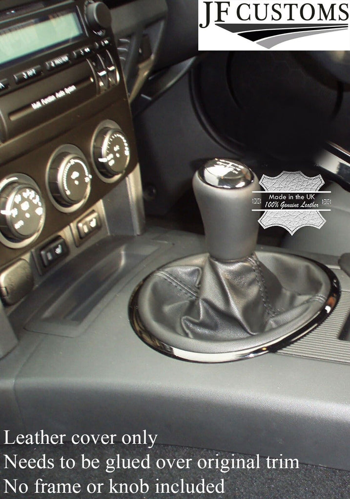 FOR MAZDA MX5 MK3 NC 2005-2013 GENUINE LEATHER GEAR GAITER COVER CUSTOM NEW