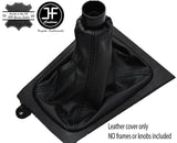 BLACK STITCH REAL LEATHER GEAR GAITER FITS VAUXHALL OPEL ZAFIRA A 1999-2005
