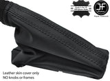 BLACK STITCH TOP GRAIN LEATHER HANDBRAKE GAITER FITS VAUXHALL OPEL ADAM 12-18