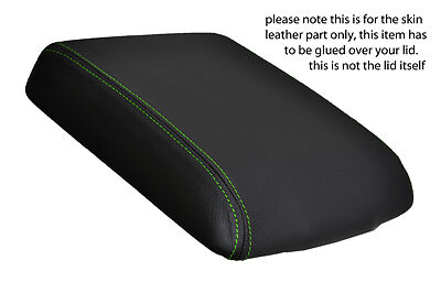 green stitch FITS LANDROVER DISCOVERY 96-04 TD5 300TDI LEATHER ARMREST COVER