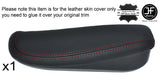 RED STICH 1X SEAT ARMREST COVERS FOR CITROEN NEMO PEUGEOT BIPPER FIAT FIORINO