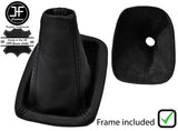 BLACK STITCH LEATHER MANUAL GEAR+PLASTIC FRAME FITS VAUXHALL CORSA E 2014-2019