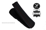 FITS BMW 1 SERIES E81 E82 E87 E88 2005-2012 SUEDE HANDBRAKE COVER TRI STITCH