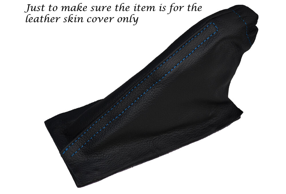BLUE STITCH LEATHER HANDBRAKE GAITER FITS TRIUMPH DOLOMITE TR7 TR8 76-81