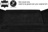 BLACK STITCHING REAL SUEDE ARMREST COVER FITS TOYOTA MR2 MK1 AW11 1985-1989