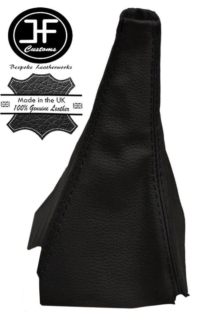 BLACK STITCH MANUAL LEATHER GEAR GAITER FOR JEEP CHEROKEE LIBERTY KJ 2002-2007