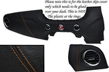 ORANGE STITCH FITS FIAT 500 & FIAT 500 ABARTH 2007+ TWO PIECE DASH KIT COVERS