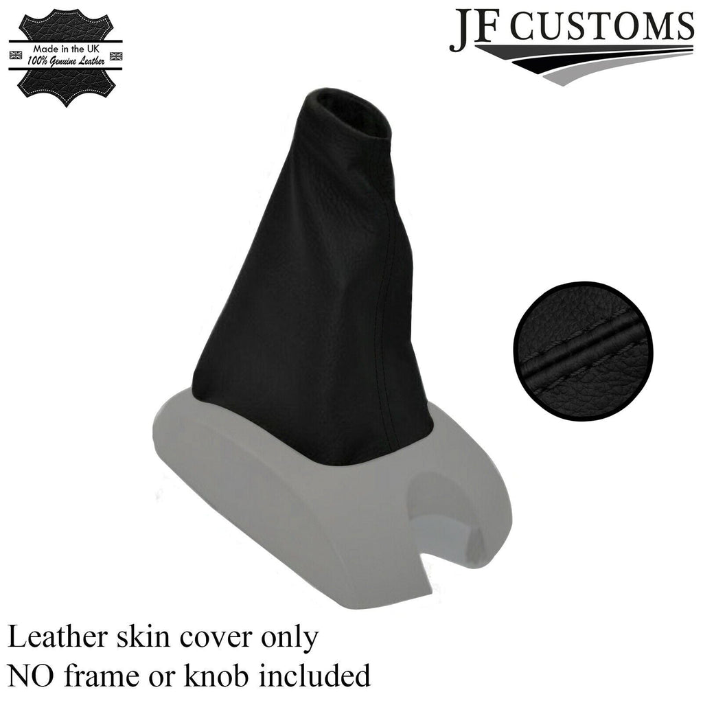 FITS RENAULT TWINGO 2006+ GEAR GAITER LEATHER black stitch CUSTOM NEW MADE IN UK