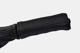 black stitch FITS LAND ROVER DEFENDER LEATHER HANDBRAKE HANDLE COVER ONLY