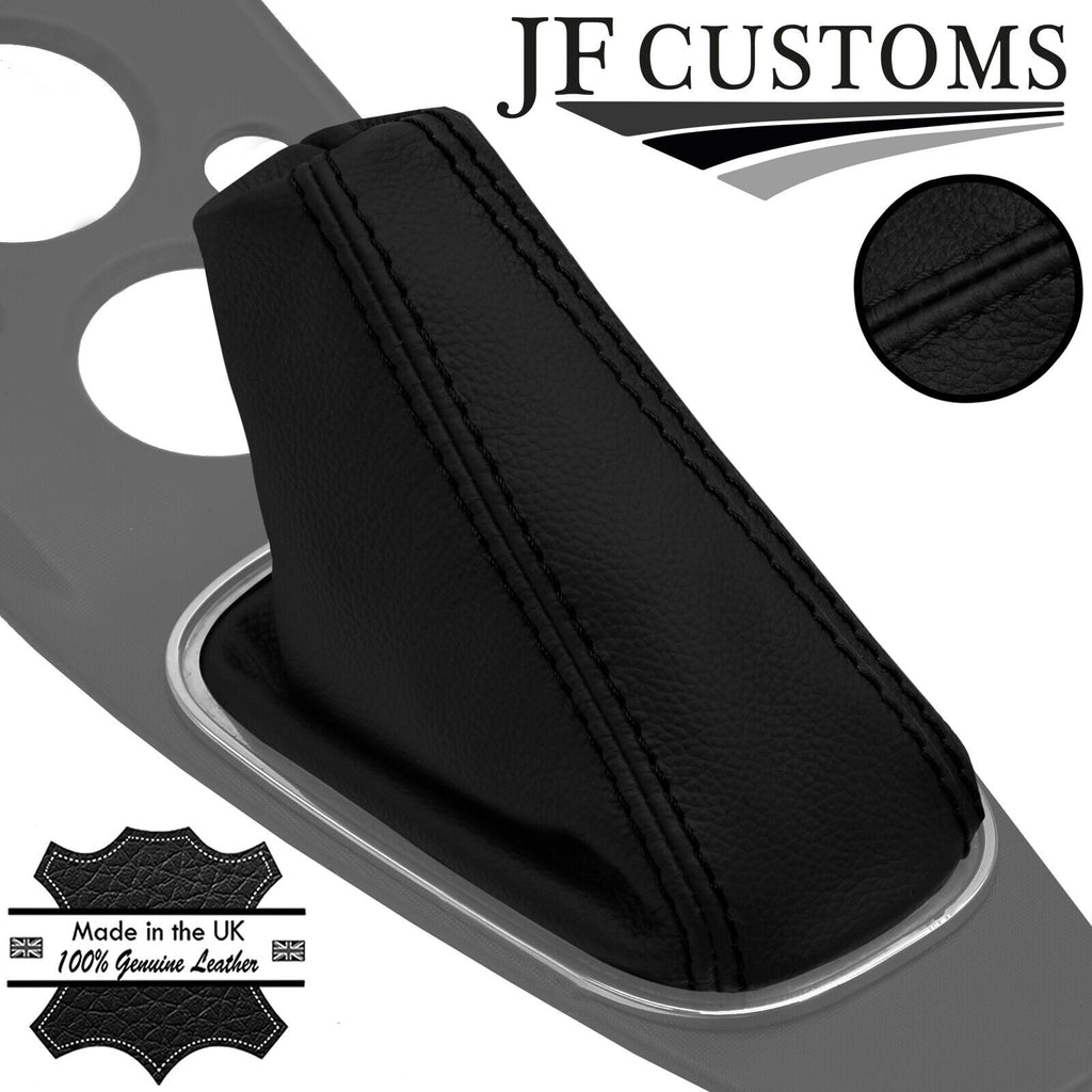 BLACK STITCH TOP GRAIN LEATHER MANUAL GEAR GAITER FITS LOTUS EVORA S 09-15 JF1
