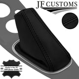 BLACK STITCH TOP GRAIN LEATHER MANUAL GEAR GAITER FITS LOTUS EVORA S 09-15 JF1